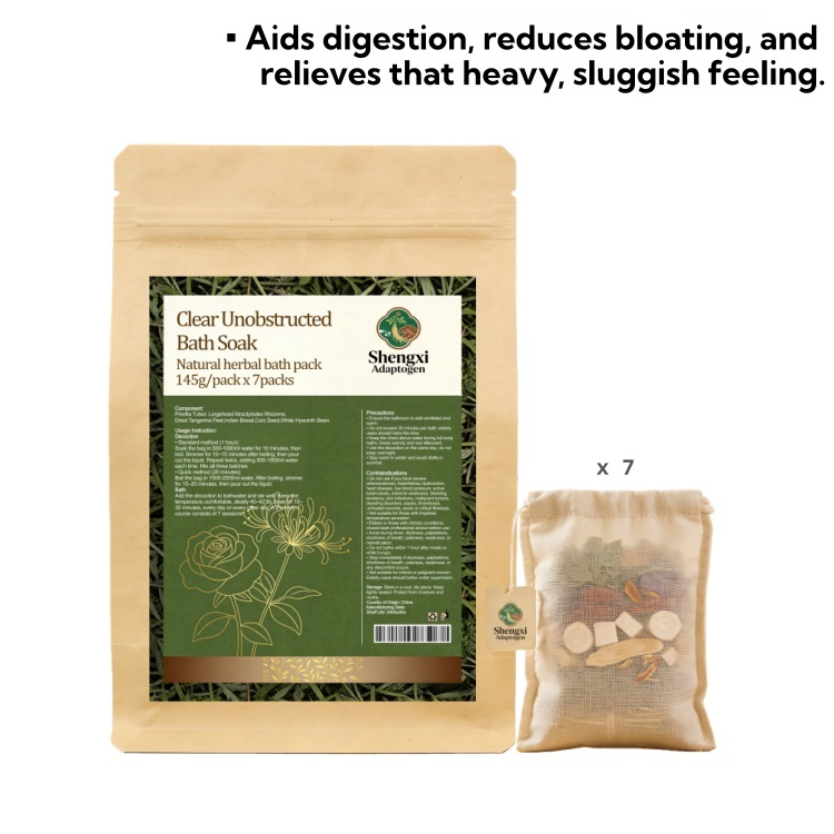 Clear Unobstructed Bath Soak  145g/Pack x 7Packs 