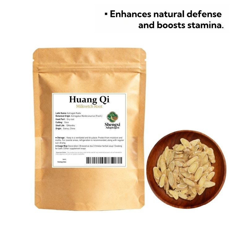 Milkvetch Root (Huang Qi) cutting slice