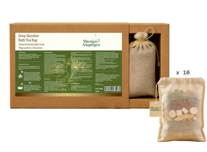 Deep Slumber Bath Soak herbal bath soak for relaxation and better sleep support