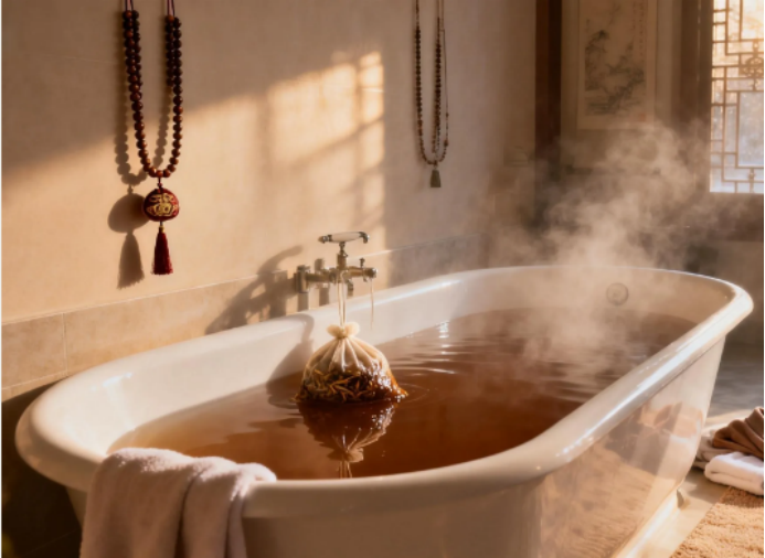 Relaxing bedtime routine with Deep Slumber Bath Soak