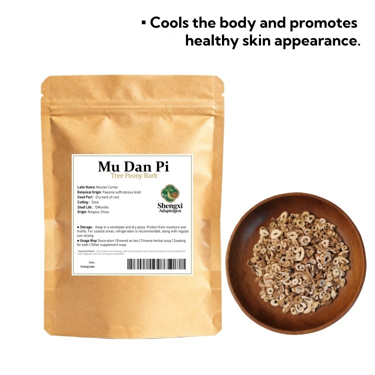 Tree Peony Bark Moutan Bark ( Mu Dan Pi ) cutting slice