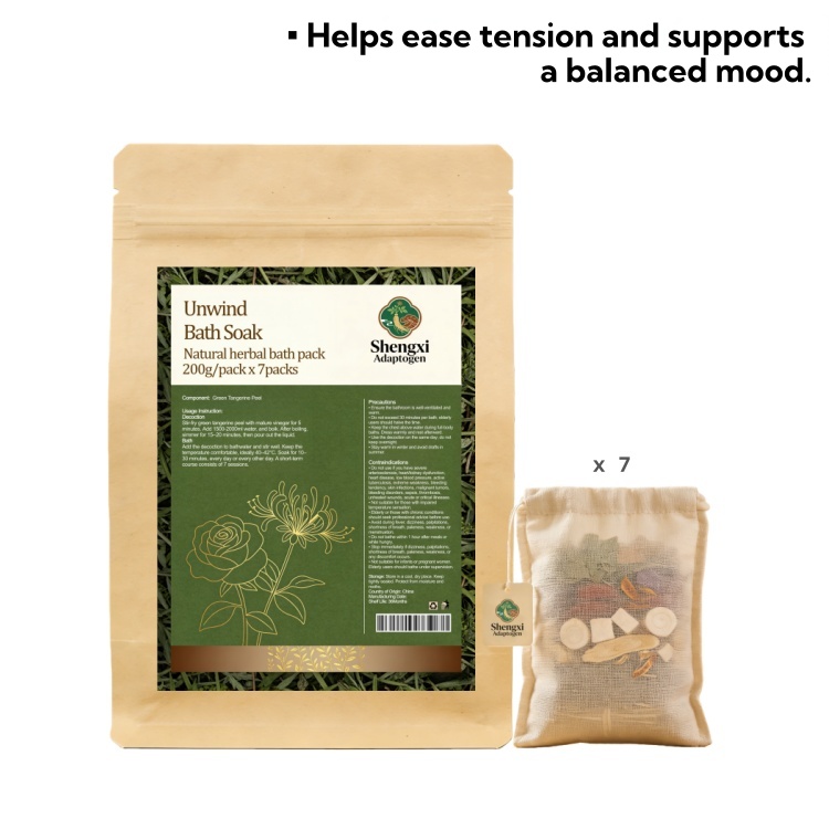 Unwind Bath Soak 200g/Pack x 7Packs