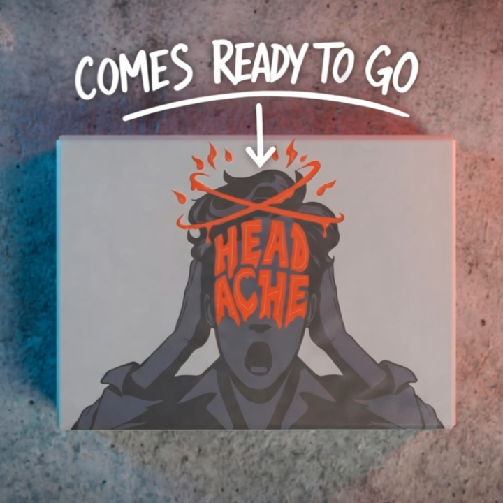 Headache 頭「破」血流 by Tobias Dostal