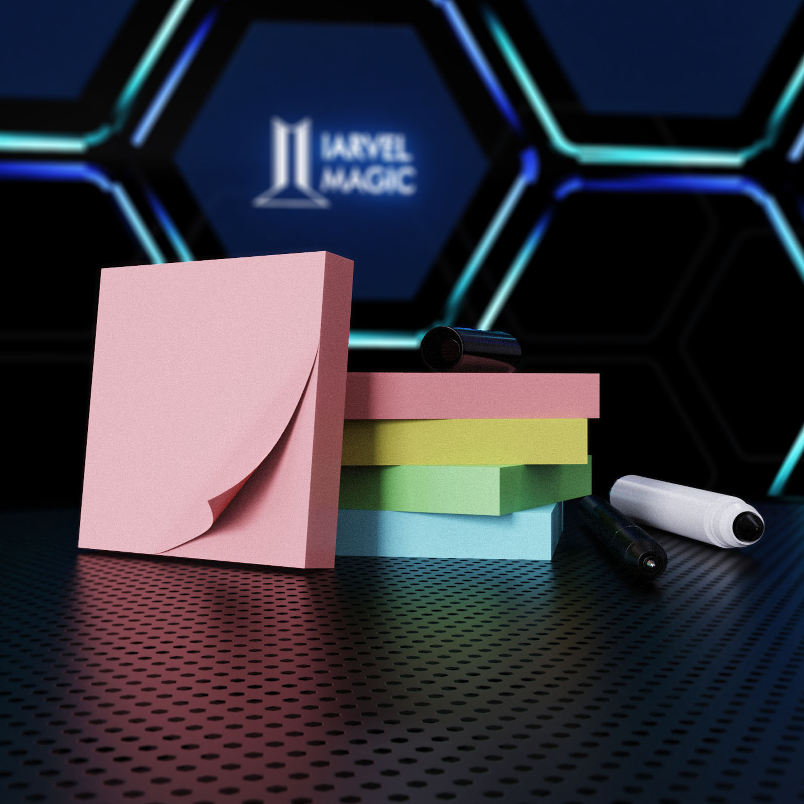 THE IARVEL MAGIC POST-IT PAD BY IARVEL MAGIC