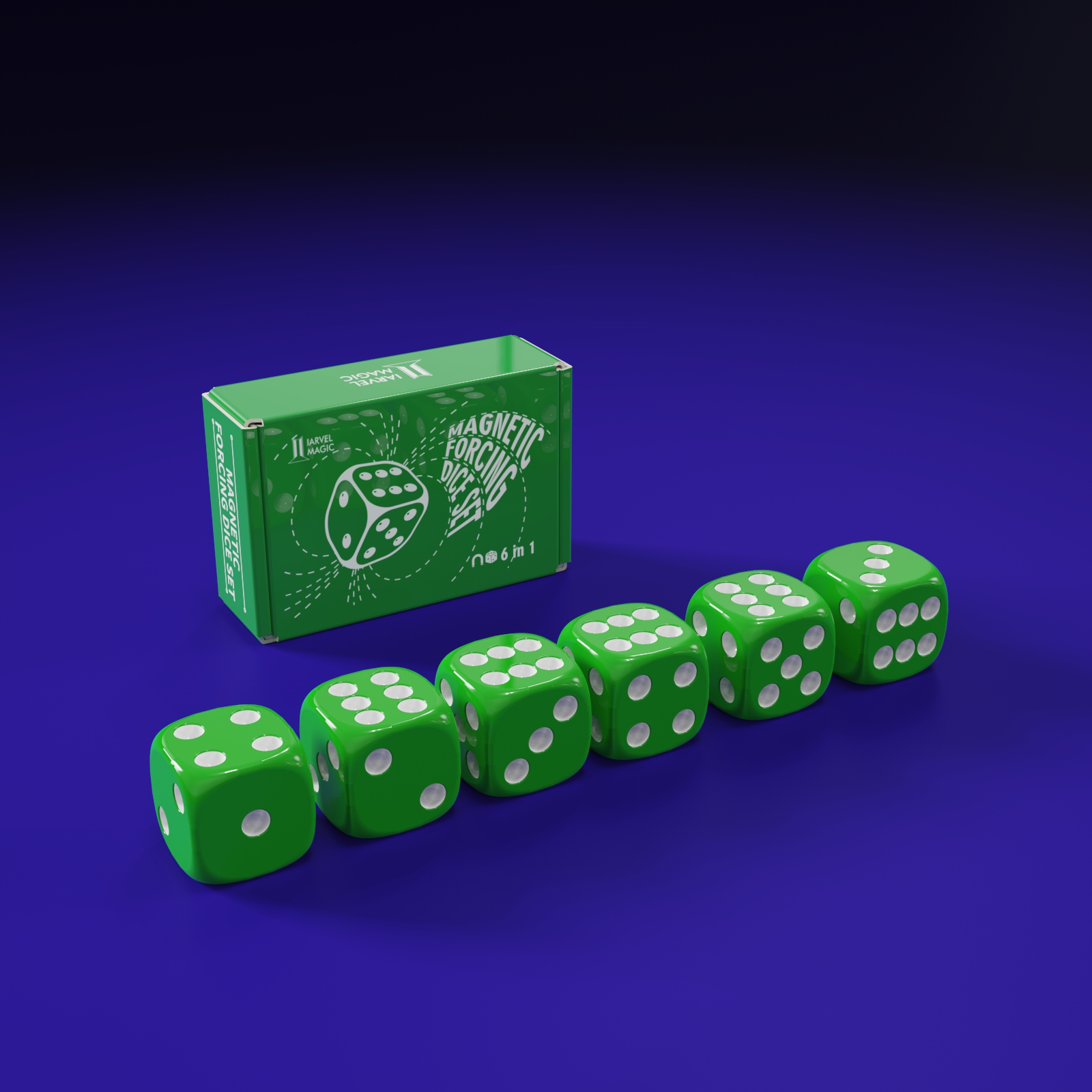 Magnetic Forcing Dice Set磁性強選骰子 by IARVEL MAGIC 