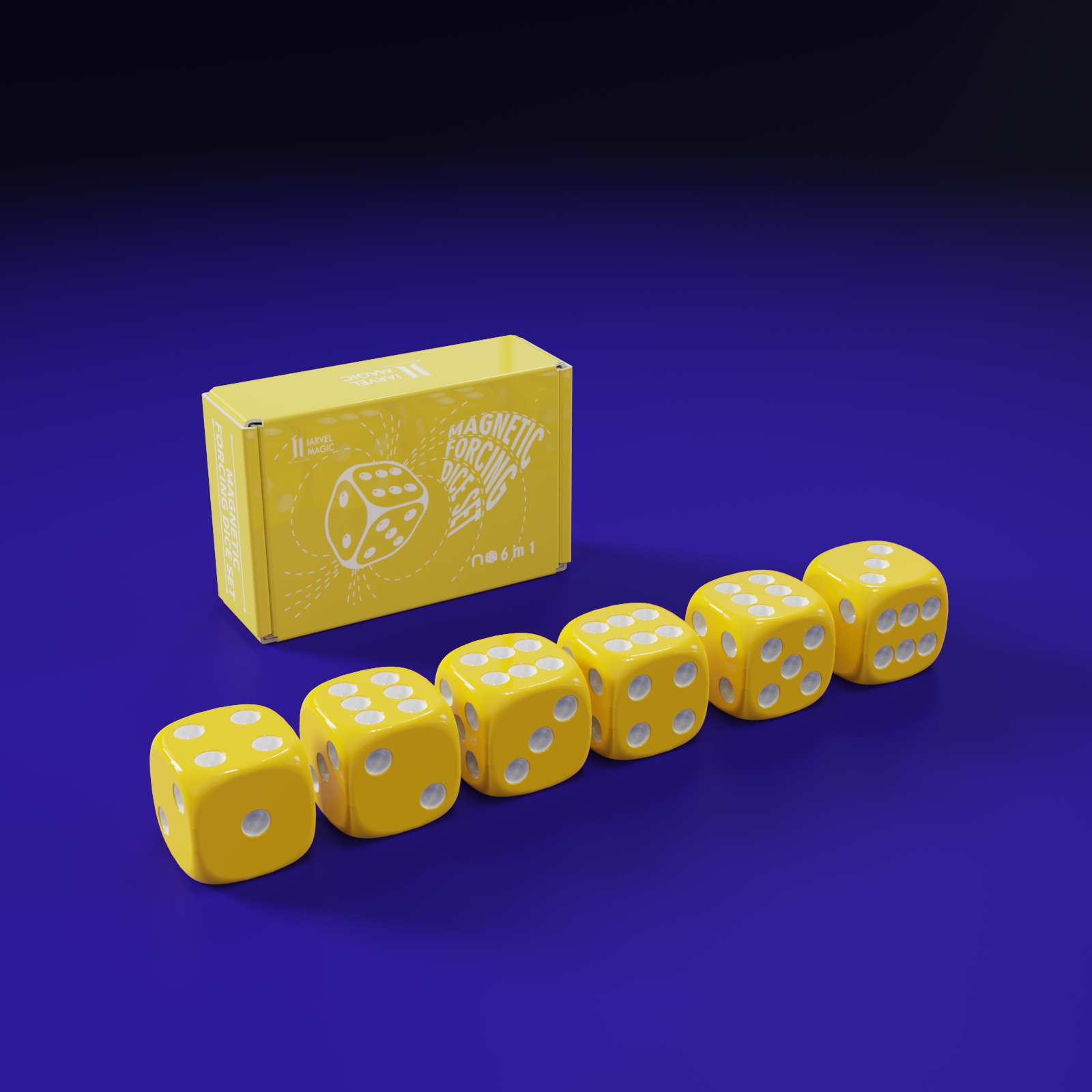 Magnetic Forcing Dice Set磁性強選骰子 by IARVEL MAGIC 