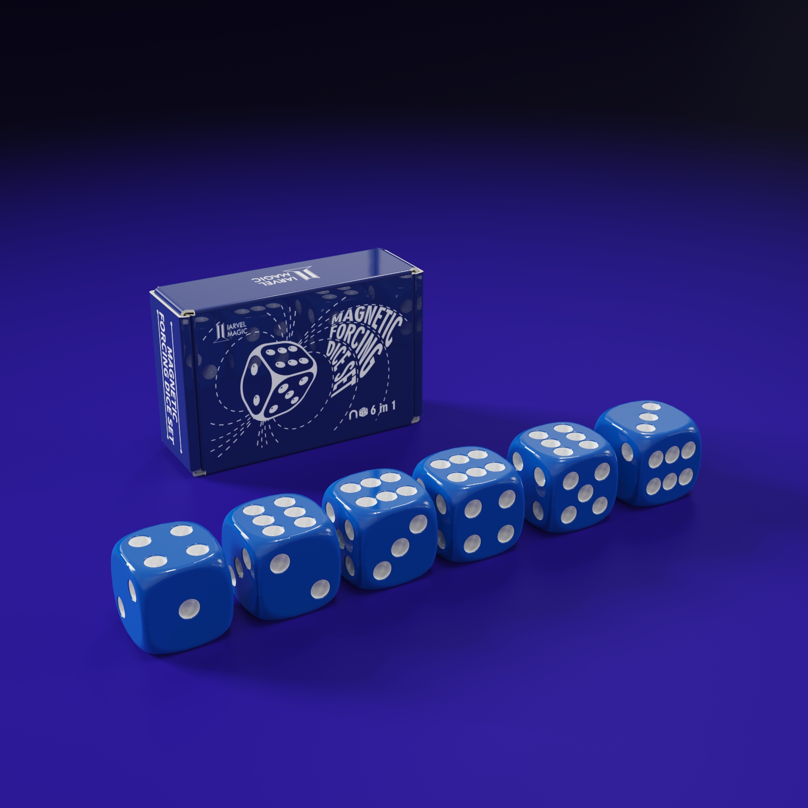 Magnetic Forcing Dice Set磁性強選骰子 by IARVEL MAGIC 