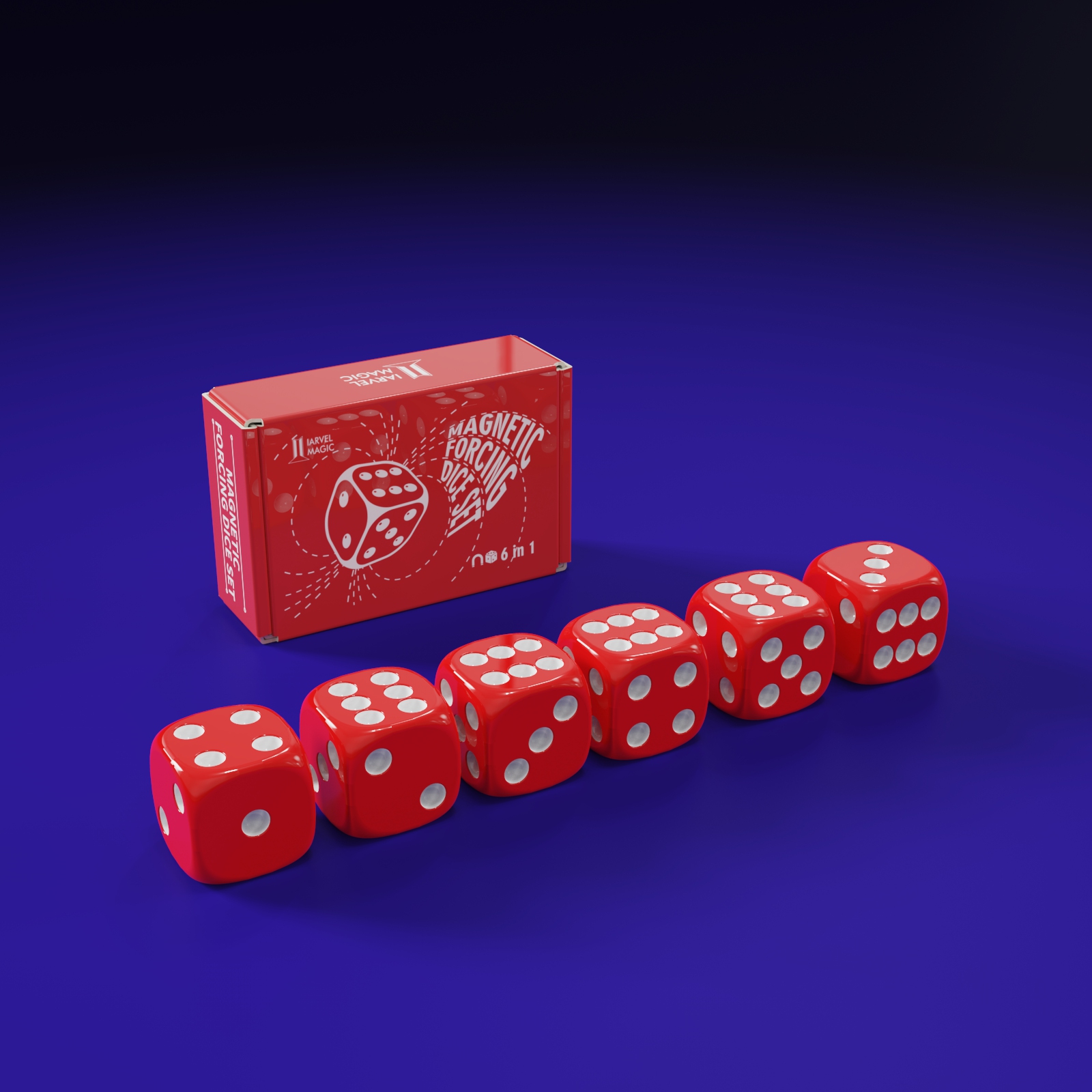 Magnetic Forcing Dice Set磁性強選骰子 by IARVEL MAGIC 