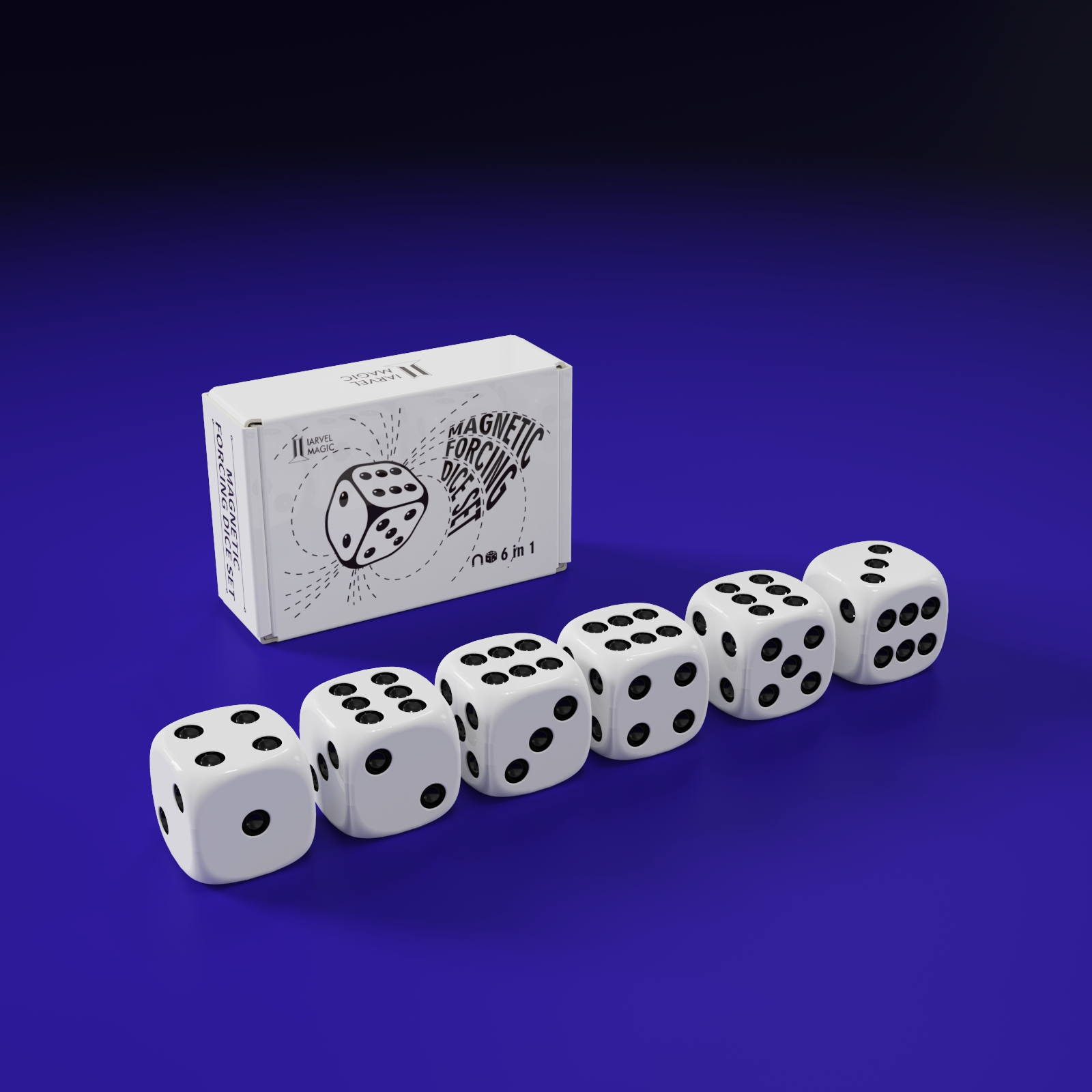 Magnetic Forcing Dice Set磁性強選骰子 by IARVEL MAGIC 