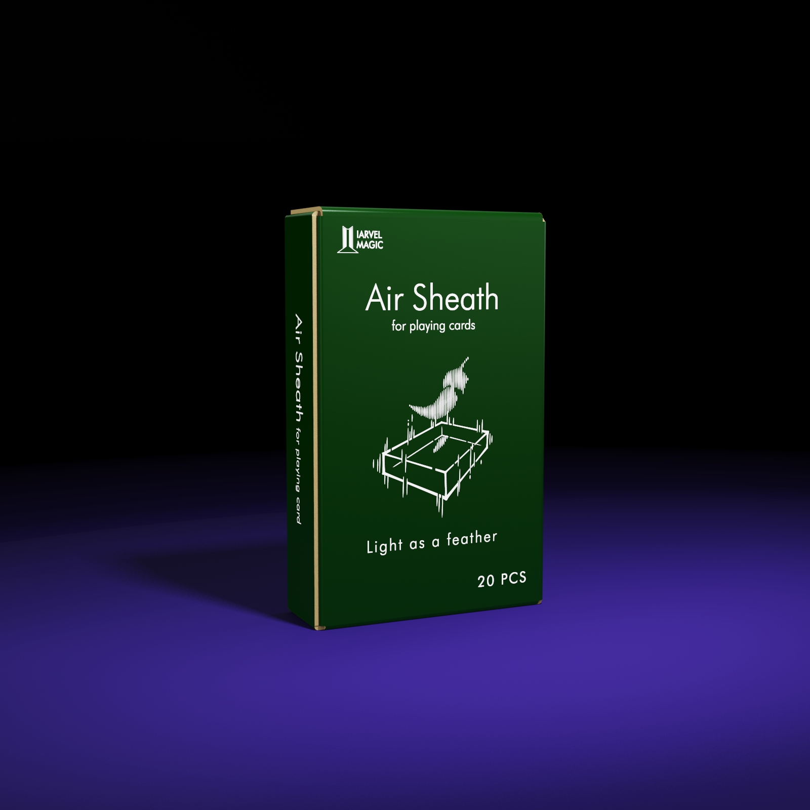 Air Sheath For Playing Cards Deck by IARVEL MAGIC