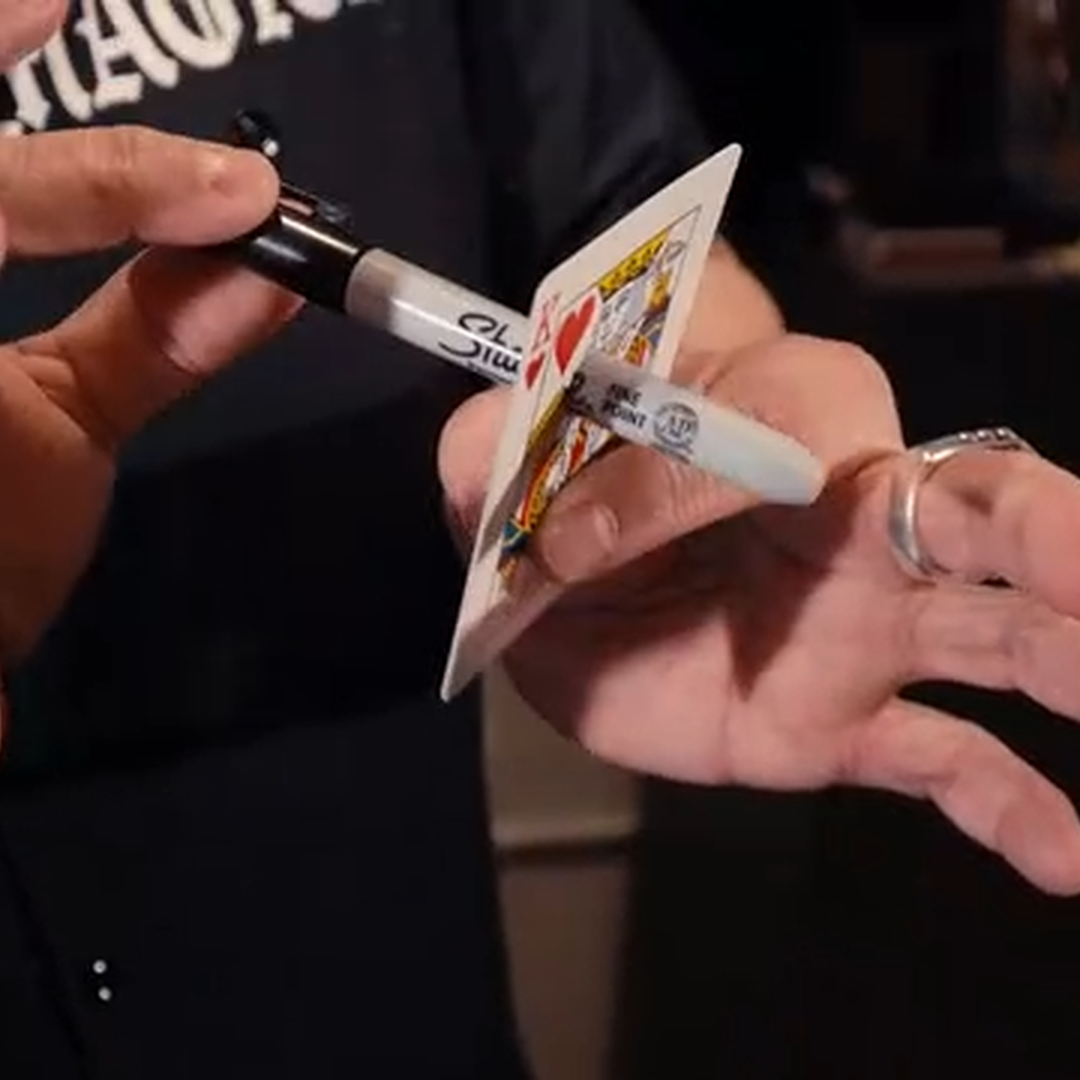 All New Sharpie Thru 全新筆穿牌 by Mark Mason
