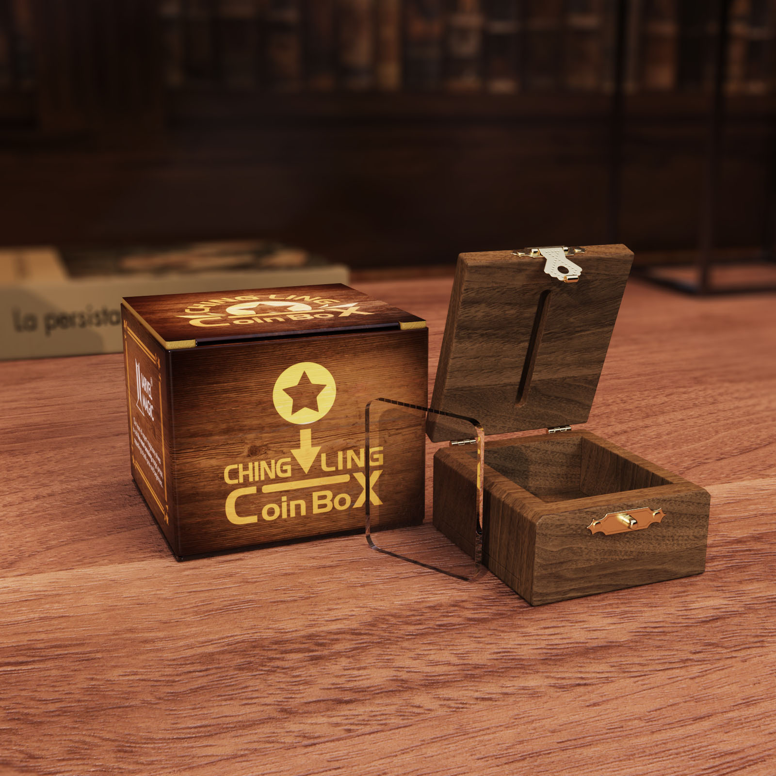 Coin Thru Glass by IARVEL MAGIC