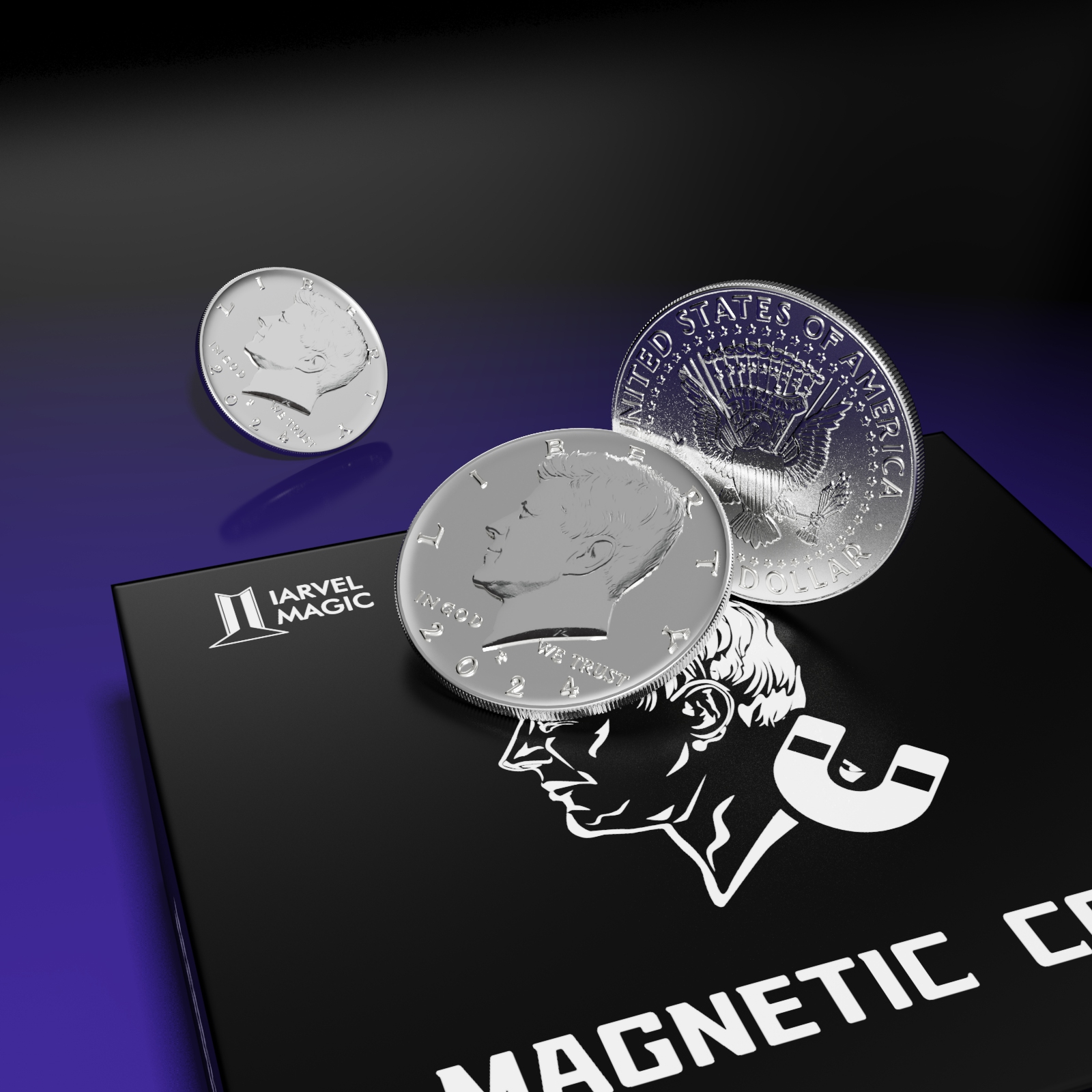 Magnetic Coin by IARVEL MAGIC