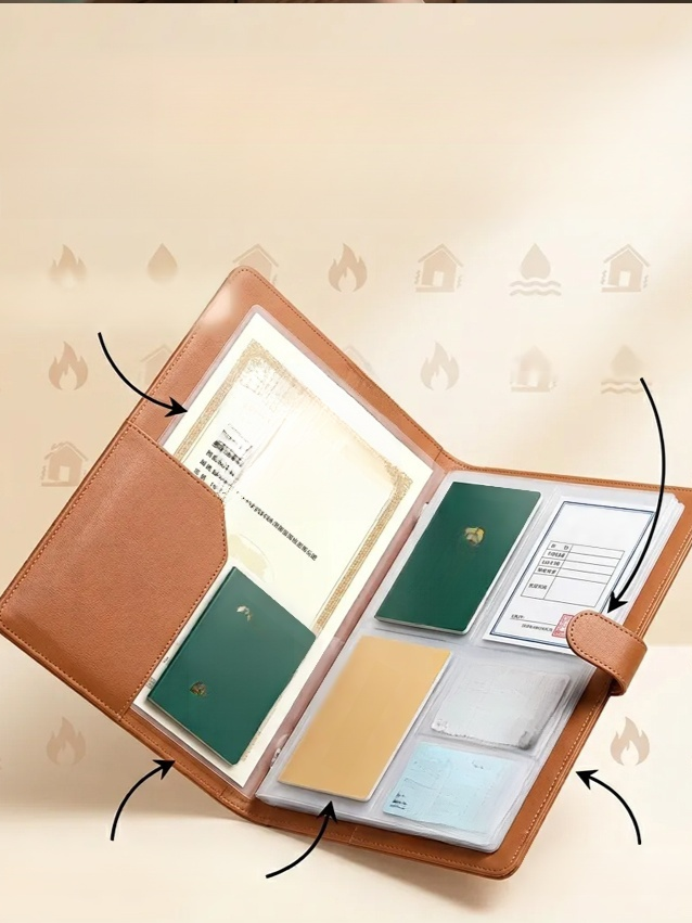 【全家證件一本收納】磁扣證件收納冊