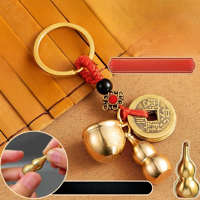 百福缸隨身藥盒鑰匙扣