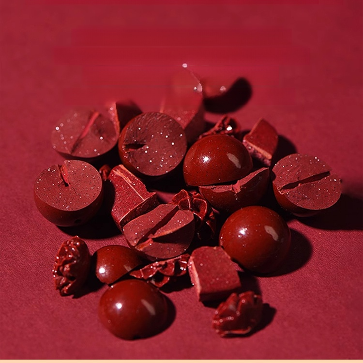 蓮花貔貅平安扣硃砂掛件