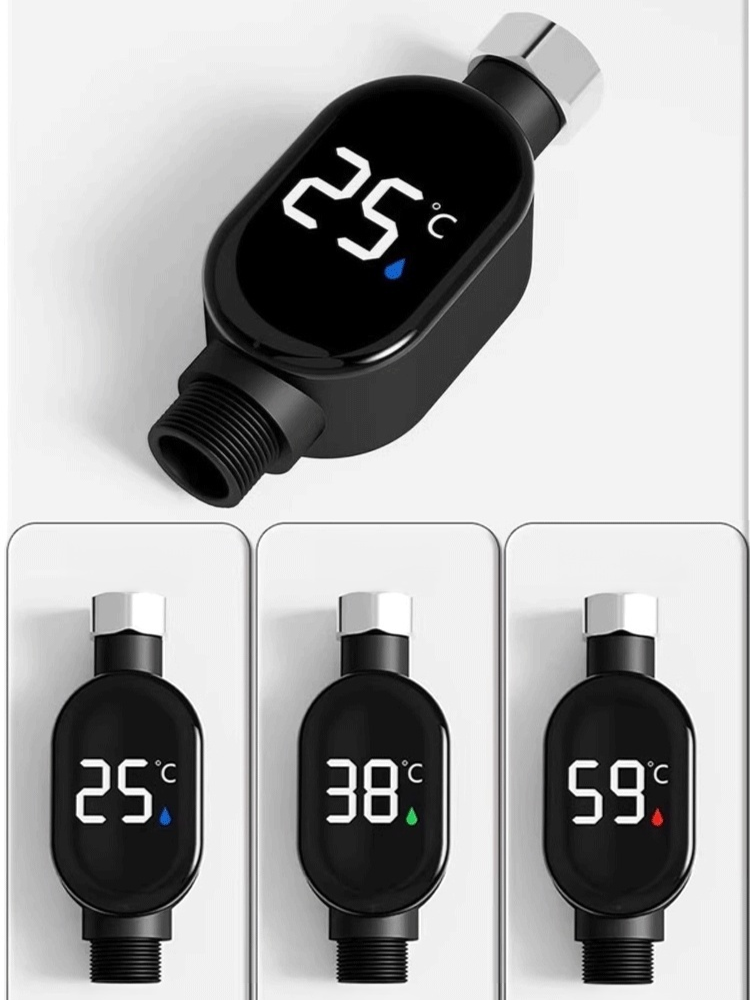 智慧防水淋浴花灑溫度顯示器