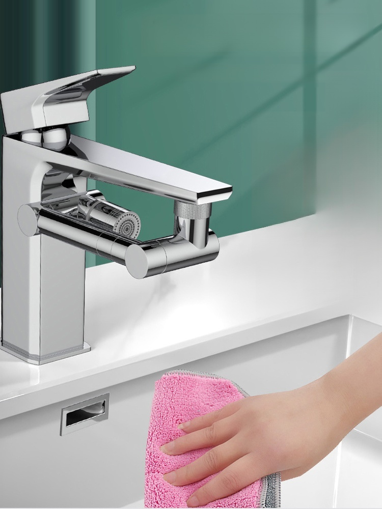 【防濺神器】機械臂萬向水龍頭