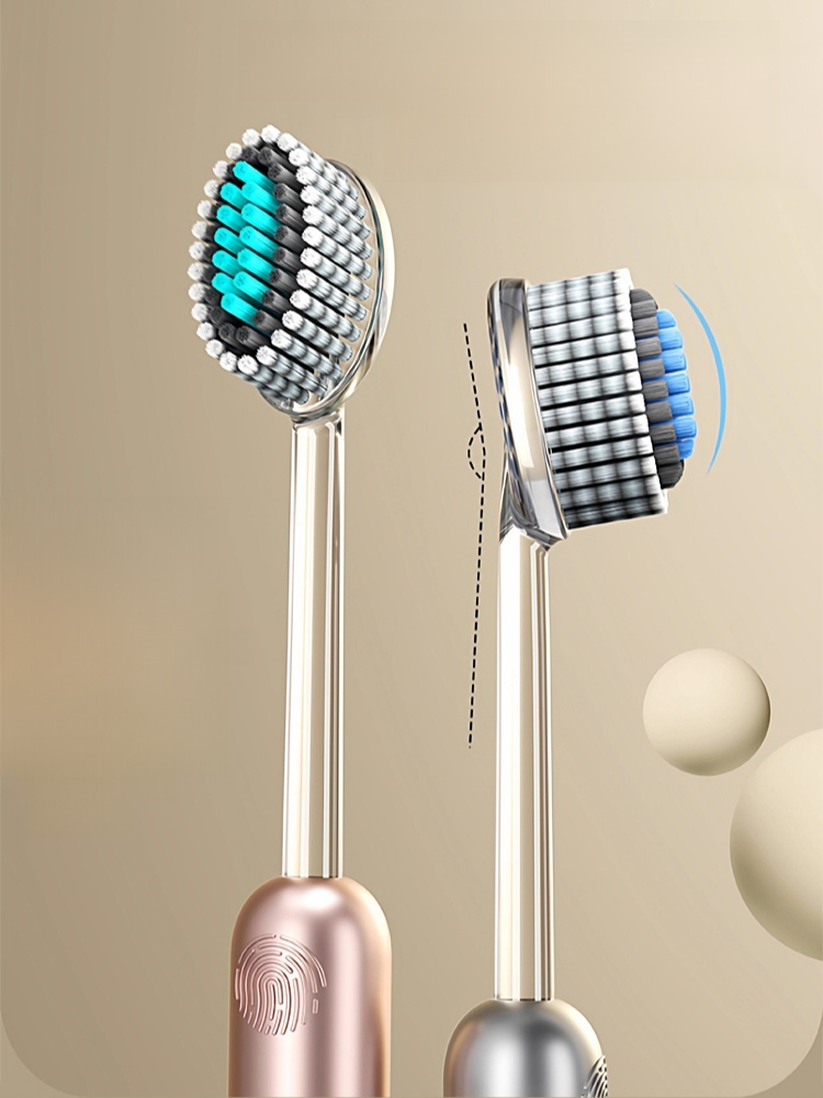 輕奢凸面山型高級護髮牙刷