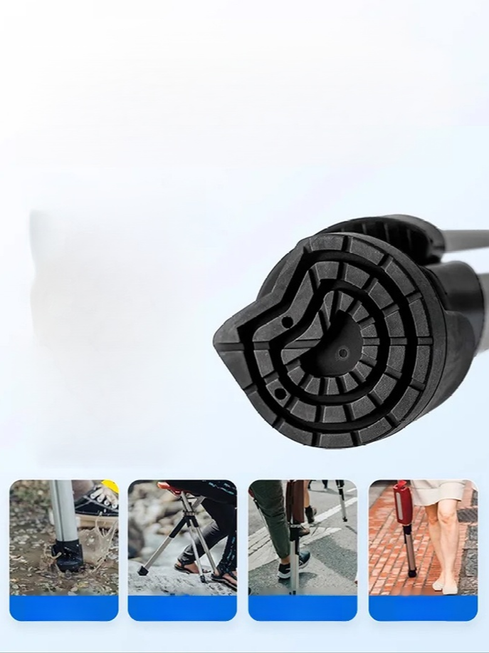 【3色可選】可伸縮防滑登山手杖椅