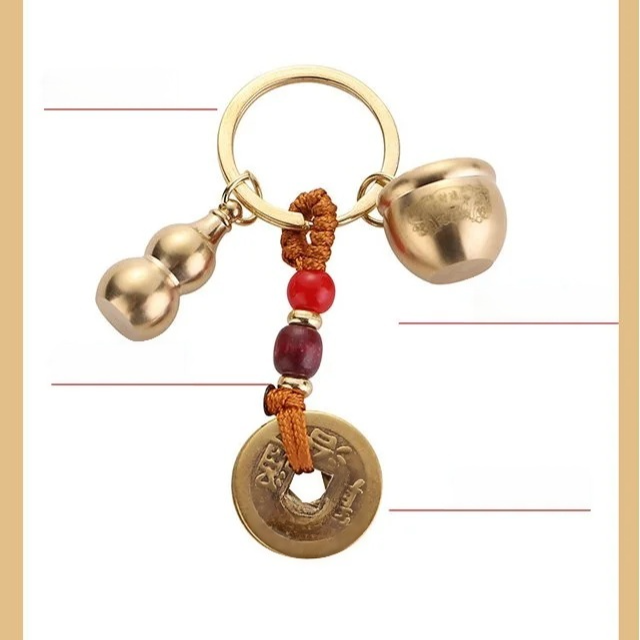 百福缸隨身藥盒鑰匙扣