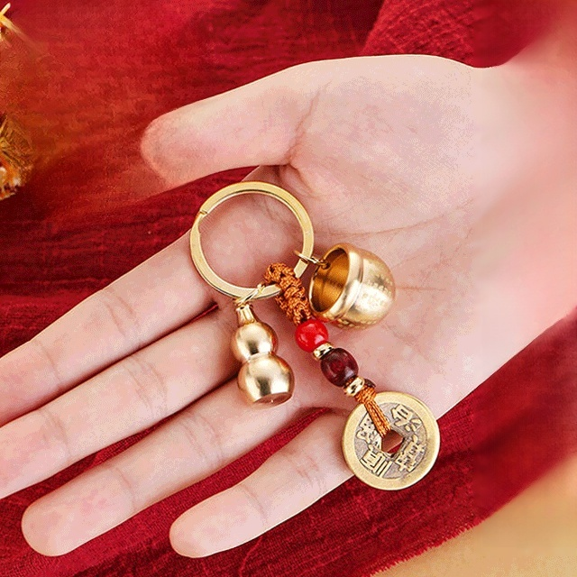 百福缸隨身藥盒鑰匙扣