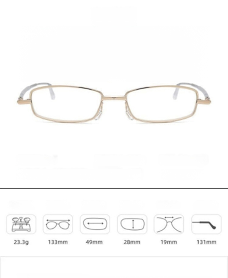 可伸縮折疊防輻射老花眼鏡