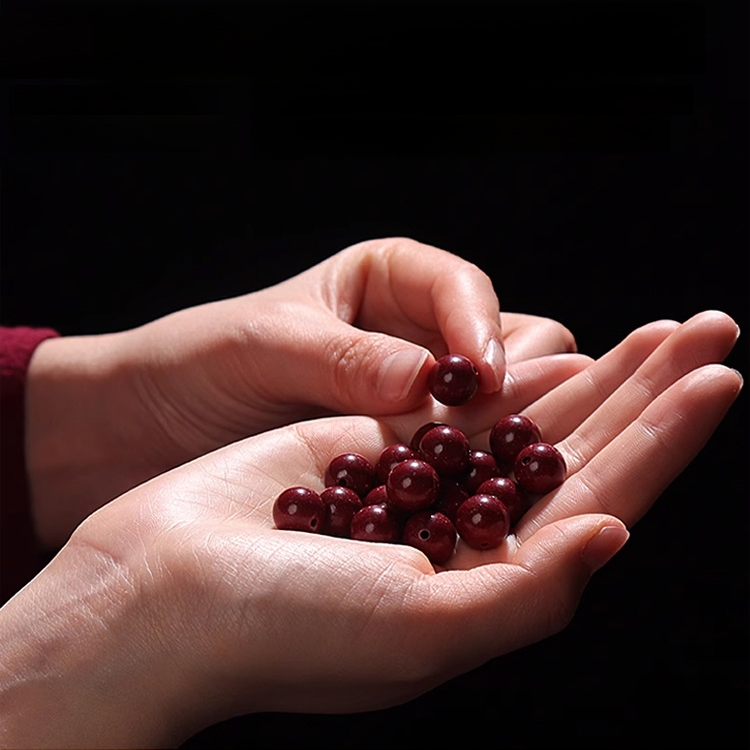 蓮花貔貅平安扣硃砂掛件