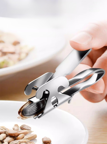 【304不鏽鋼】防崩牙/護美甲・多功能堅果瓜子剝殼神器（大小通吃/保證完整）