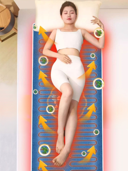 疏通全身經絡智能控溫電加熱艾絨毯