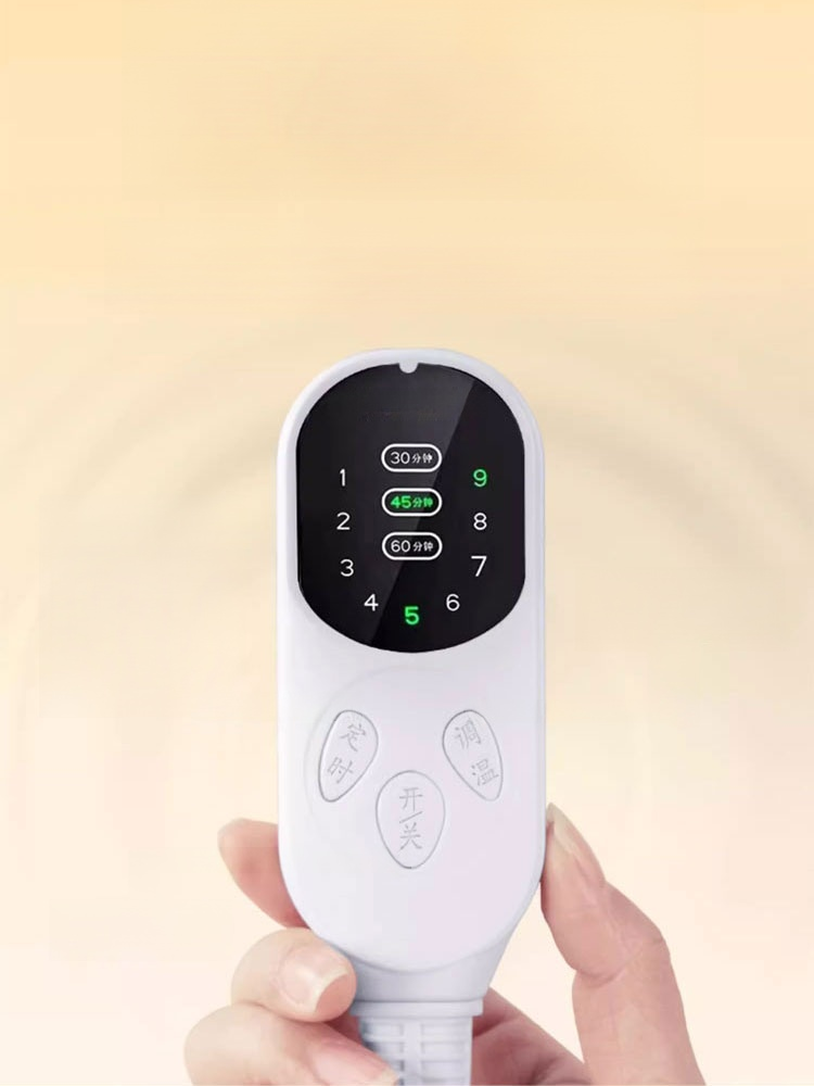 疏通全身經絡智能控溫電加熱艾絨毯