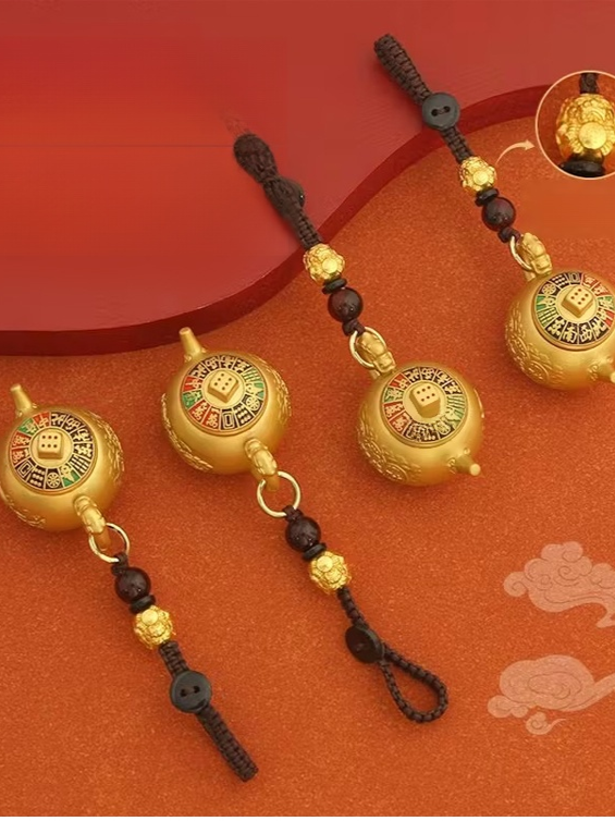 【招財好運】十二生肖把把壺掛件