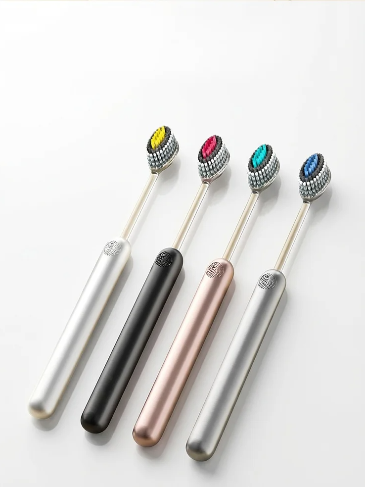 輕奢凸面山型高級護髮牙刷