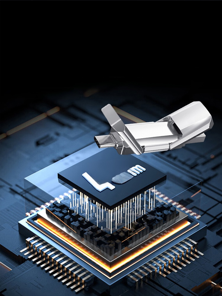 【手機電腦都相容】雙接口行動固態u碟