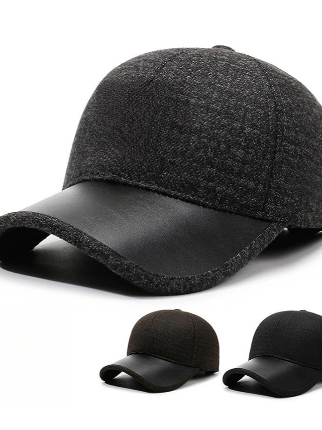 【-40°防寒】牛皮加絨護耳棒球帽