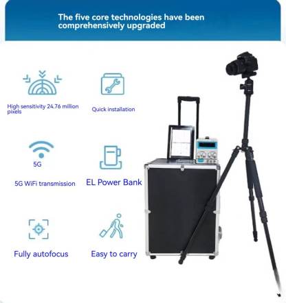 Portable EL Tester High-Precision Photovoltaic Module Defect & Crack Detection System