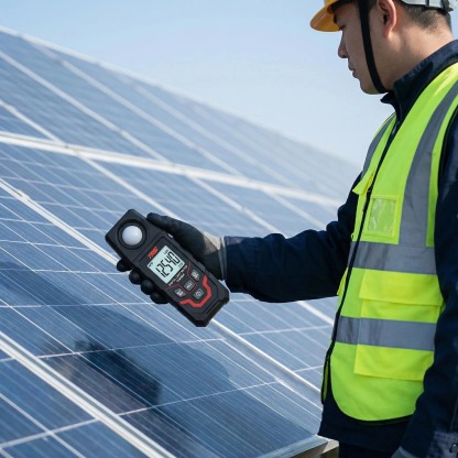 VINDAION TASI Digital Lux Meter, High Precision Light Meter Illuminance Tester, Portable Photometer for LED, Plant Grow Light, Photography, Classroom, Workplace Light Intensity Measurement