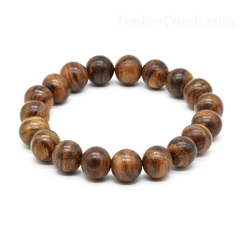 天然のインドネシア奇楠沈香特選腕輪 男性用女性用ブレスレット ヒョウ柄数珠 木の質念珠-木彫り高級人気専門店