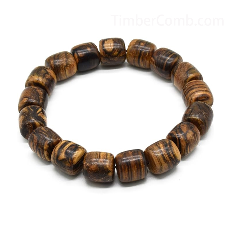 天然のインドネシア奇楠沈香特選腕輪 男性用女性用ブレスレット ヒョウ柄数珠 木の質念珠-木彫り高級人気専門店