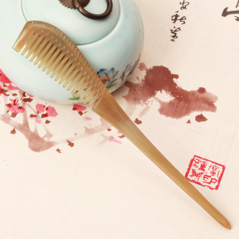 水牛角 かんざし 櫛 簪 普段使い 天然牛角 和装 成人式 留袖用