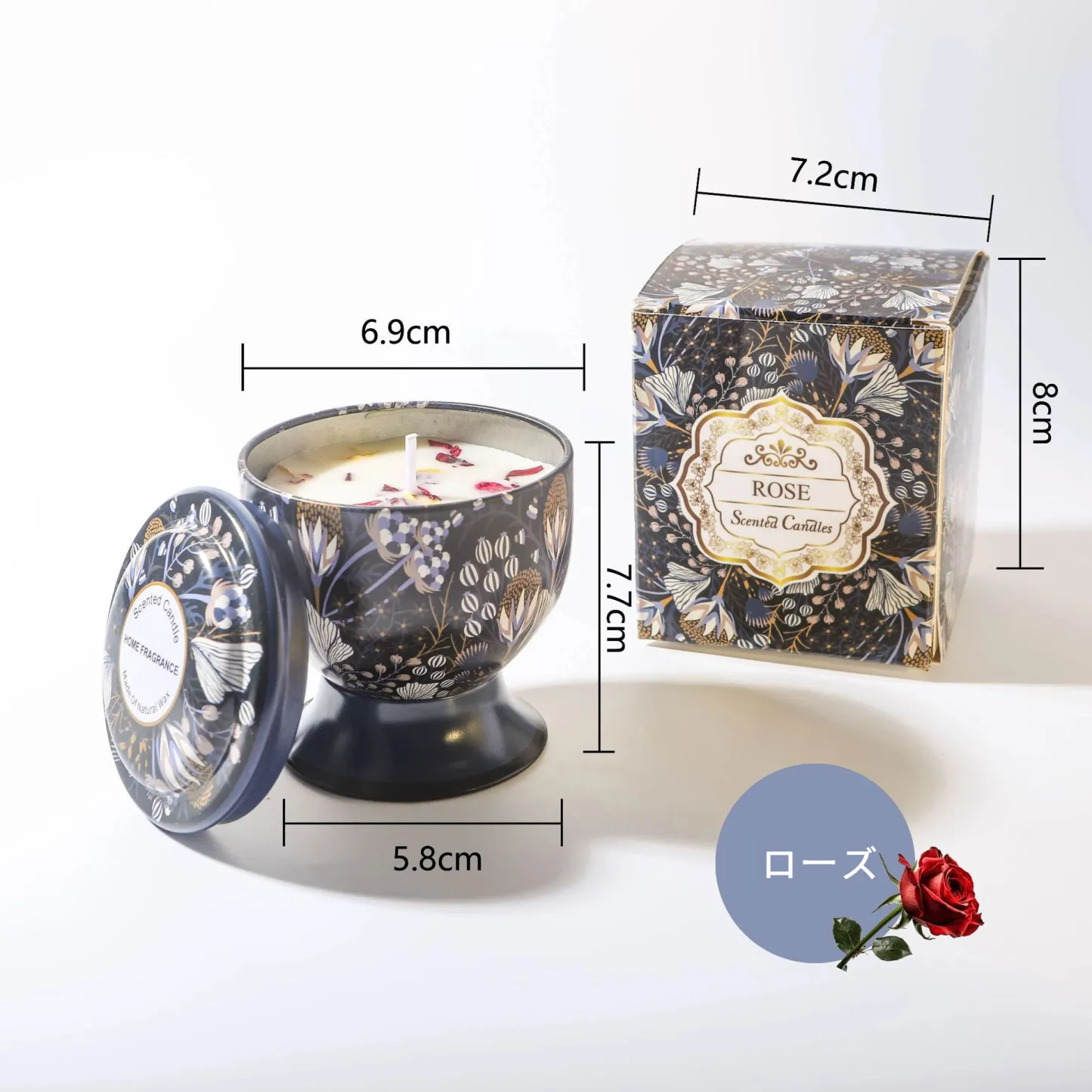 アロマキャンドル アロマ ギフト 缶入りキャンドル 癒し お風呂 瞑想 インテリア 雑貨