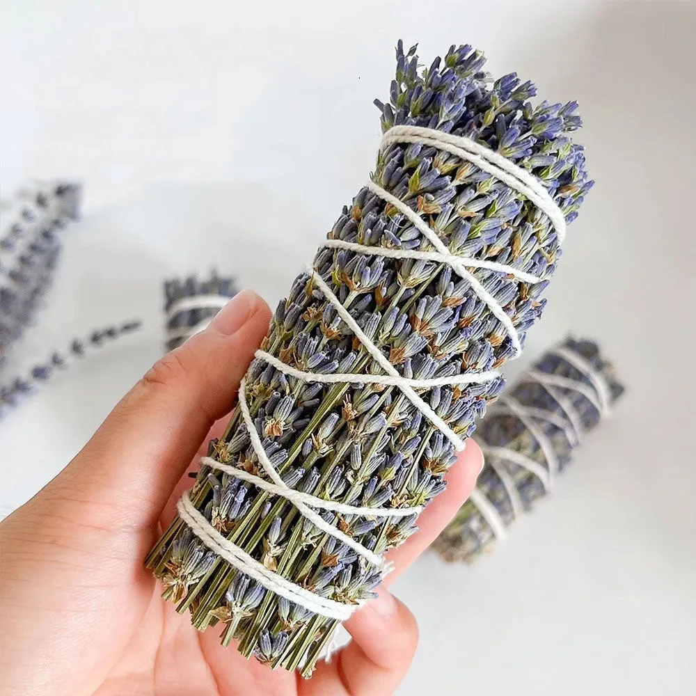 ラベンダー ホワイトセージ バンドル アロマ 空間浄化 お香 安眠グッズ 無農薬