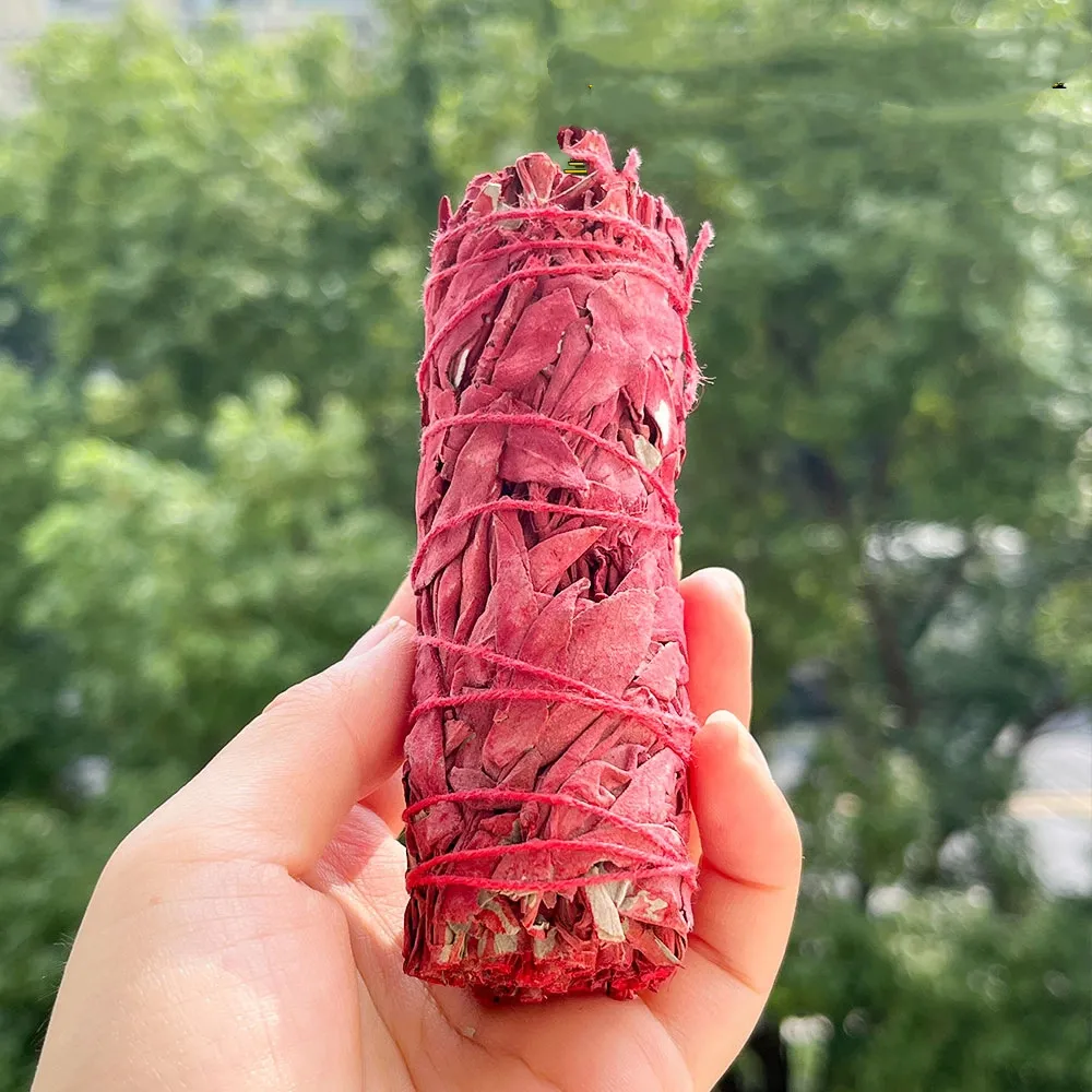 天然 ドラゴンズブラッド セージ バンドル お香 アロマ メゾン インテリア 煙浄化 空間浄化 聖煙 ヨガ 瞑想