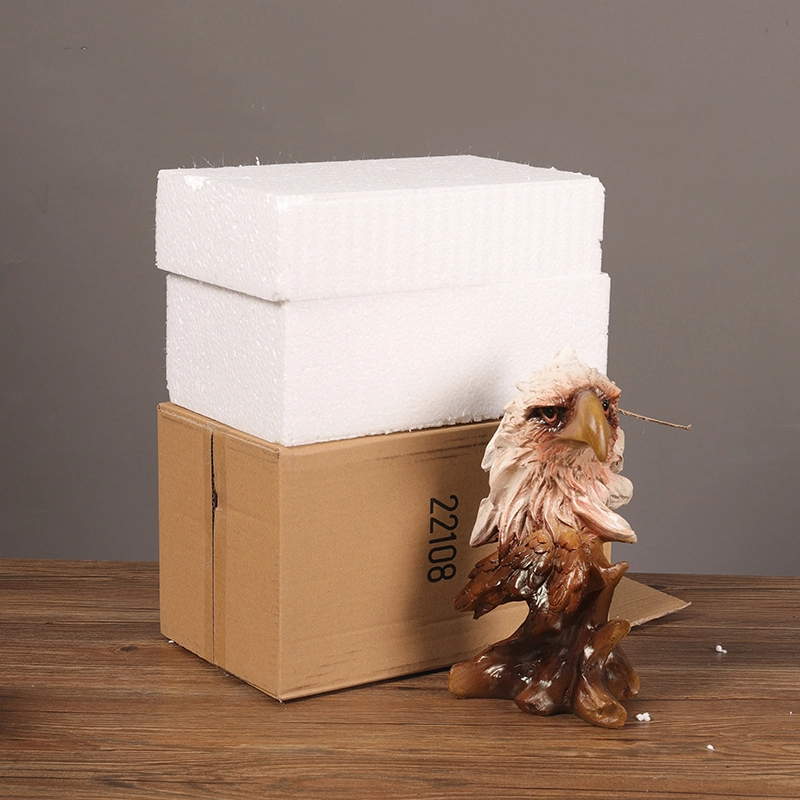 根彫 鷲の頭部 高級感 書斎 置物 リビングルーム飾り 縁起物 イーグルヘッド 開業祝い