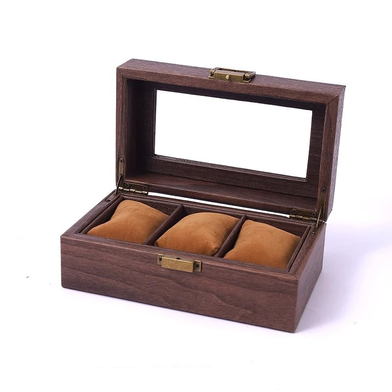 腕時計ケース 3本 時計ケース 木目調 収納ケース プレゼント 腕時計ボックス ウォッチケース ボック
