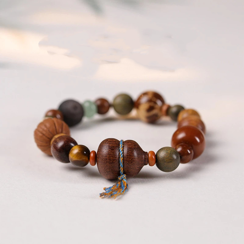 念珠 ブレスレット 男性用 女性用 菩提樹 葫芦 多宝葫芦ブレスレット 18珠 メンズ レディース 誕生日 記念日 プレゼント