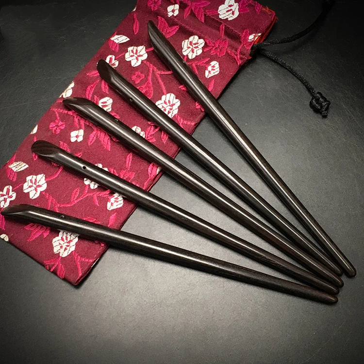 黒檀 かんざし 天然木 簪 一本差し 髪飾り 普段使い きもの 成人式 留袖用 結婚式