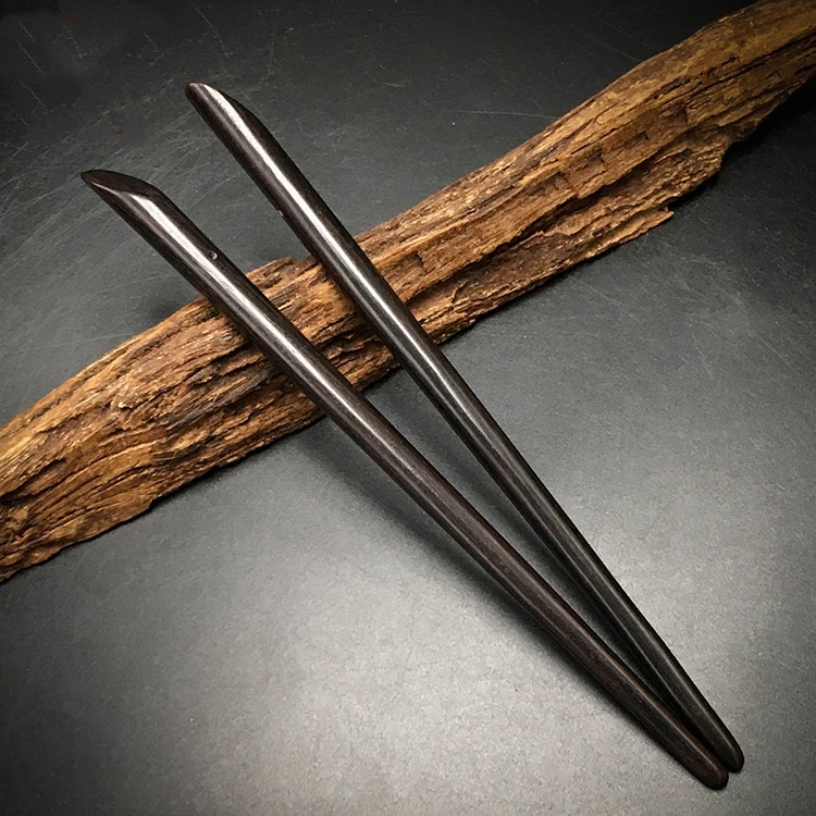 黒檀 かんざし 天然木 簪 一本差し 髪飾り 普段使い きもの 成人式 留袖用 結婚式