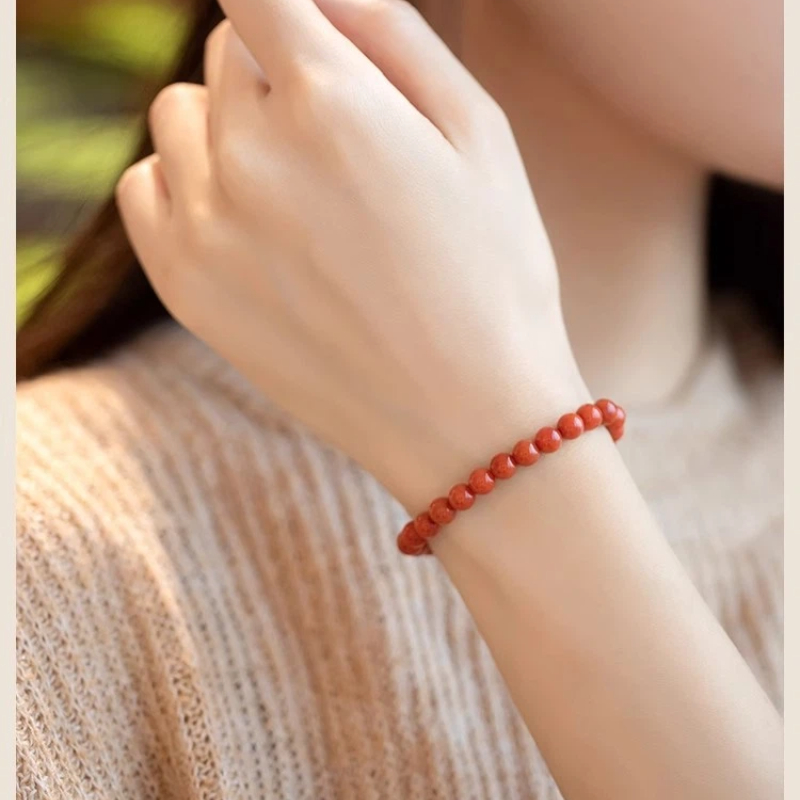 天然南紅瑪瑙 ブレスレット 天然石 パワーストーンブレスレット 4mm 6mm 8mm ナンホーンアゲート 数珠 小玉 レディース メンズ 女性用 男性用