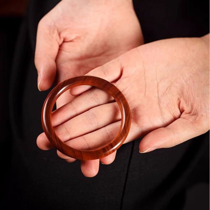 花梨木 ブレスレット レディース バングル 天然木 リング ブレス  おしゃれ